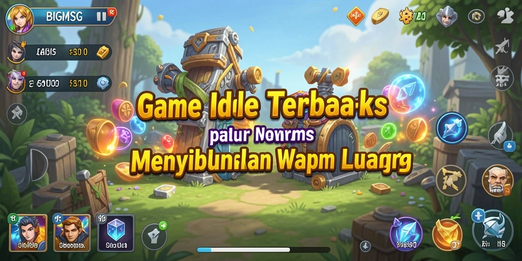 Screenshot gameplay BIGMSG menampilkan aktivitas pengelolaan bisnis yang menarik.