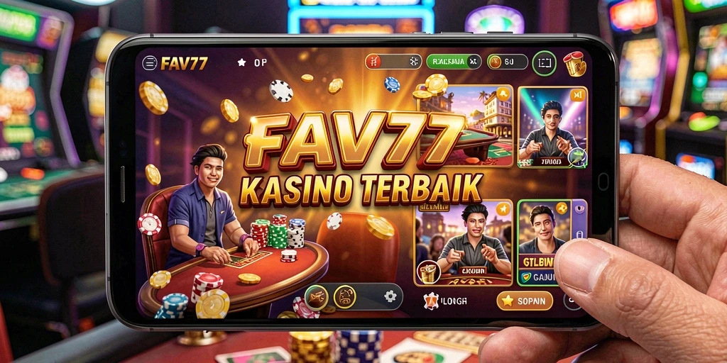 Tampilan screenshot FAV77 menampilkan keseruan bermain kasino.