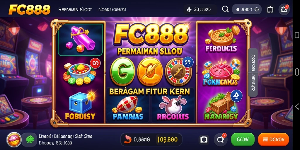 Screenshot menunjukkan gameplay Slot yang menarik dan mendebarkan.