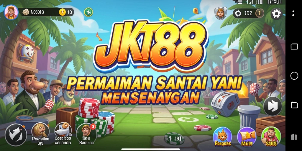 Tampilan gameplay JKT88 yang mengasyikkan dan penuh warna.