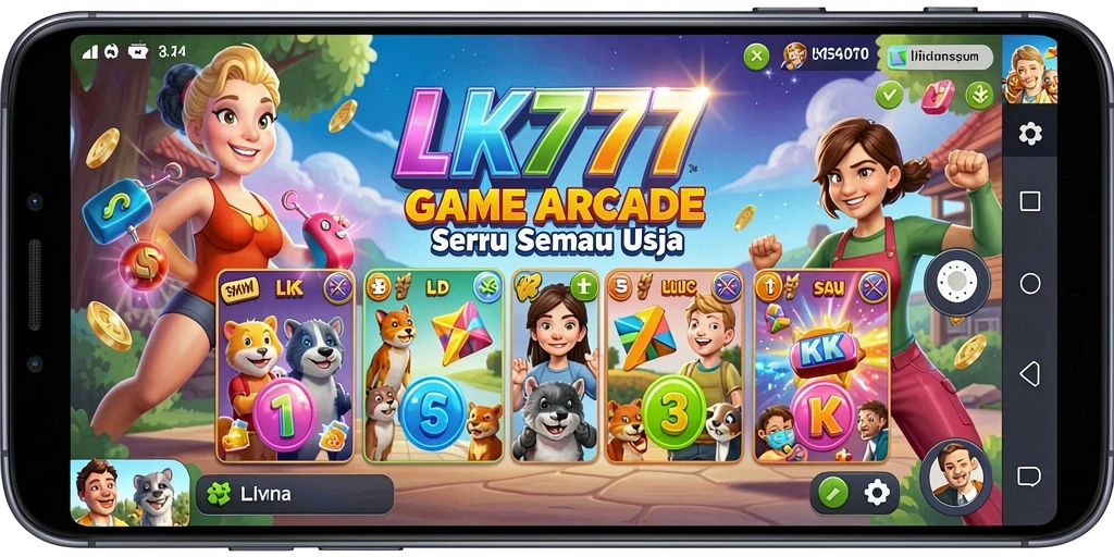 Gameplay LK777 yang seru dan menantang dalam satu layar.