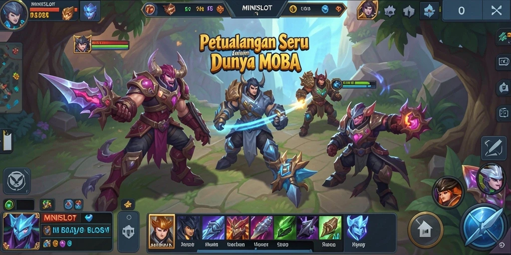 Gameplay seru dengan pertempuran strategis di MINISLOT.