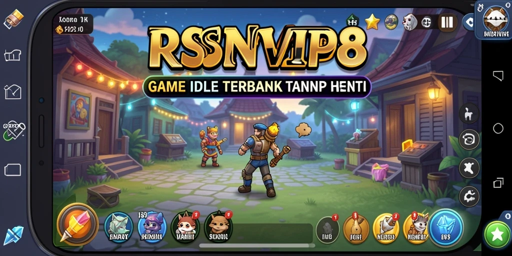 Screenshot utama dari RSNVIP8 menampilkan gameplay yang menarik dan mendalam.