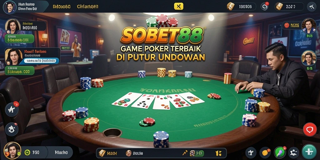 Gameplay Poker yang mengasyikkan dan interaktif di SOBET88.