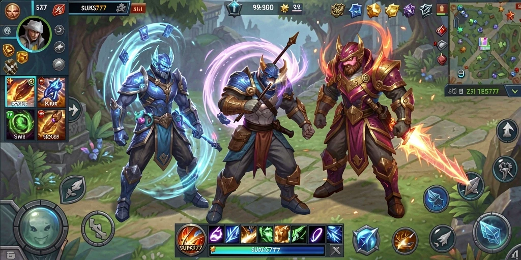 Tangkapan layar gameplay SUKSES777 menunjukkan aksi seru dan kolaborasi tim.