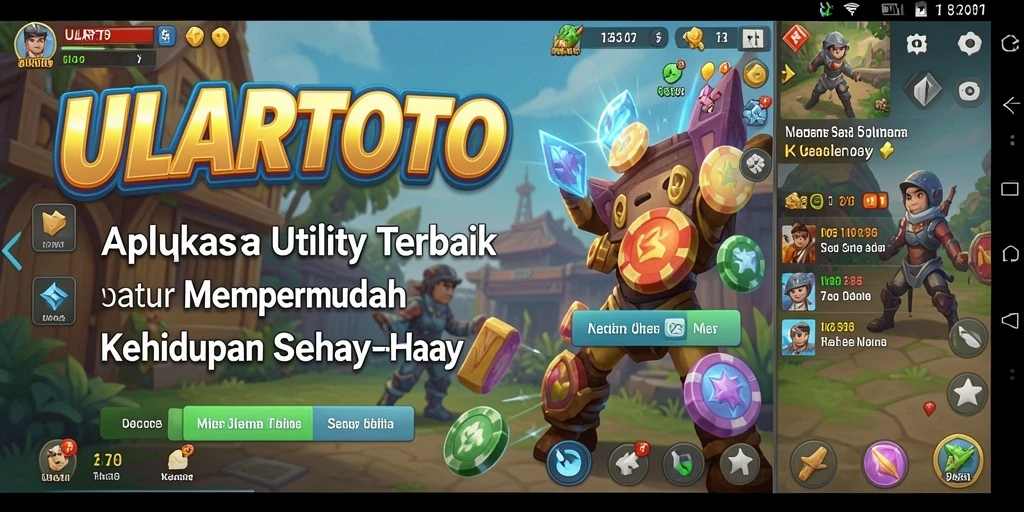 Tampilan antarmuka ULARTOTO yang intuitif dan mudah digunakan.